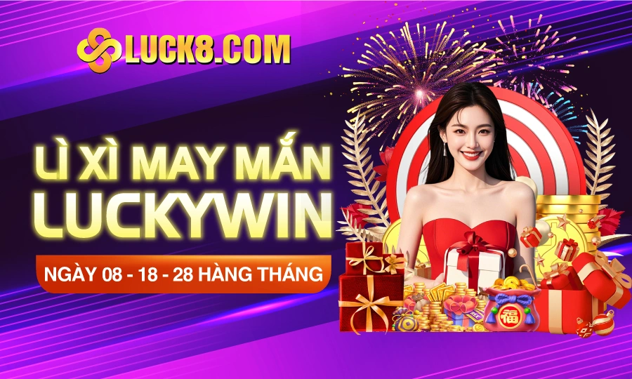 Lì xì may mắn Luckywin